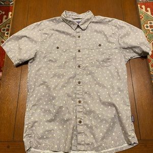 Patagonia cotton and hemp short sleeve button down